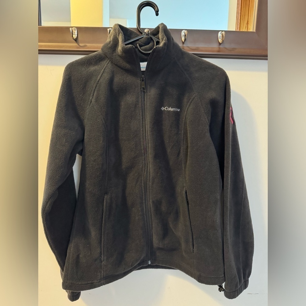 Columbia Benton Spring Fleece Jacket Breast Cancer Awareness Embroidered Size M